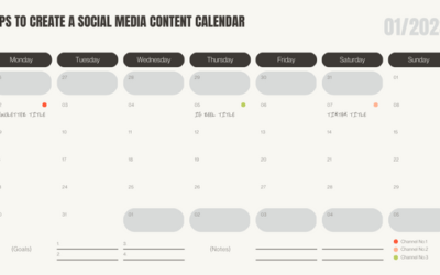 Tips to Create a Social Media Content Calendar